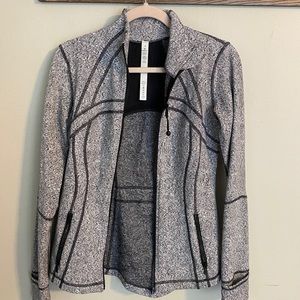 Lulu lemon Define black and white jacket!